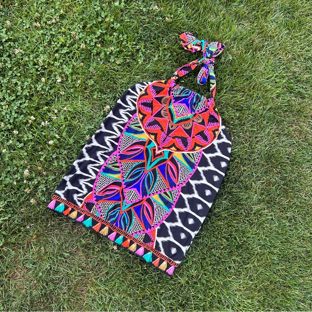 Trina Turk x INC Printed Halter Tank